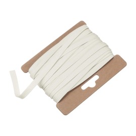 M METERXITY Double Fold Bias Tape 1/4 Inch 12 Yards Cotton Bias Binding Tape Bulk Double Fold Bias Tape for Sewing/Seaming Hemming/Binding//Quilting/DIY Craft [Light White]