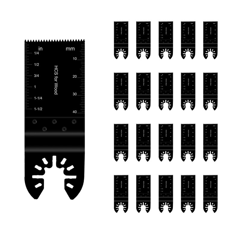 TOAUTO 50pc Oscillating Saw Blades Universal Multi Tool for Cutting