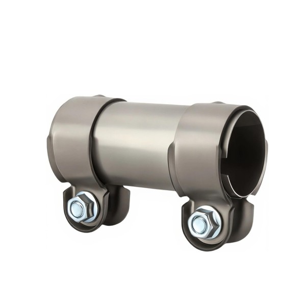 Double Clamp Exhaust Clamp Stainless Steel Pipe Connector Diameter 45