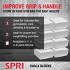 SPRI Chalk Block, 2oz. (8 Pack) for Gymnastics, Rock Climbing,