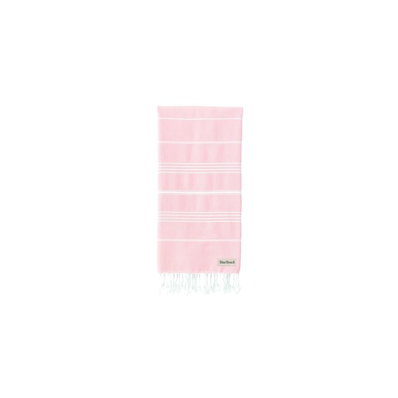 Blue Beach Turkish Cotton Towel (1, Pink)