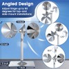 3 Pack Reflective Spinning Bird Deterrent, Wind Powered Aluminum Bird