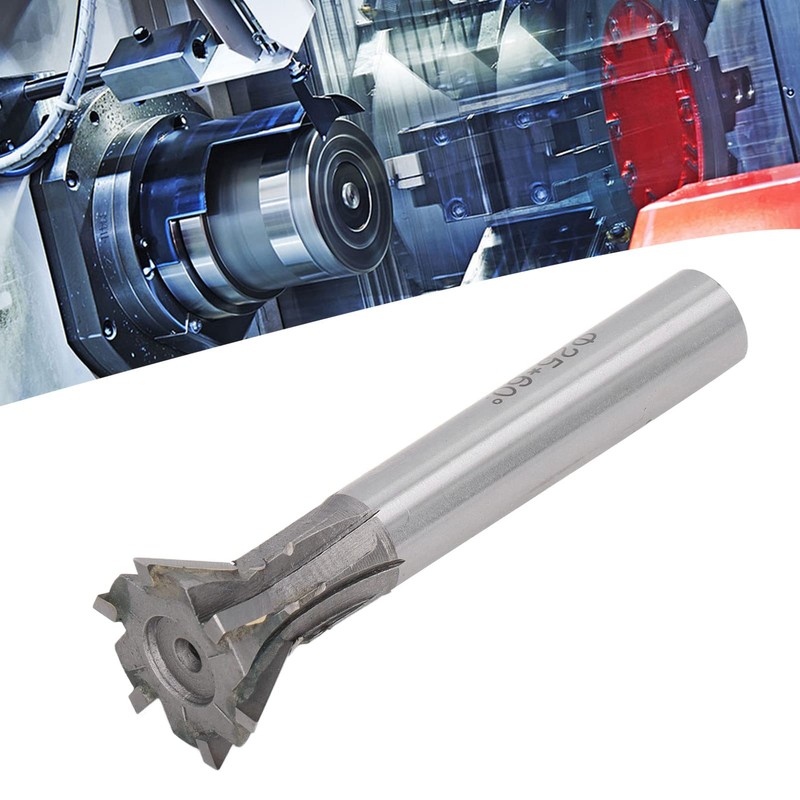 Dovetail Cutter, 60 Degree 6 Flutes Cemented Carbide 25mm Milling