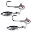 U.S.A. BASS TACKLE Mark-27 Underspin Swimbait Jig Head Tackle Built