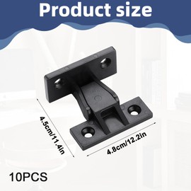 10 Pcs Kitchen Plinth Clips,Bath Panel Clips,Push In Plinth Fasteners Fittings Press Fit Panel Clip,Radiator Cover Fixings For Kitchen Cabinets Wardrobe Bed Table