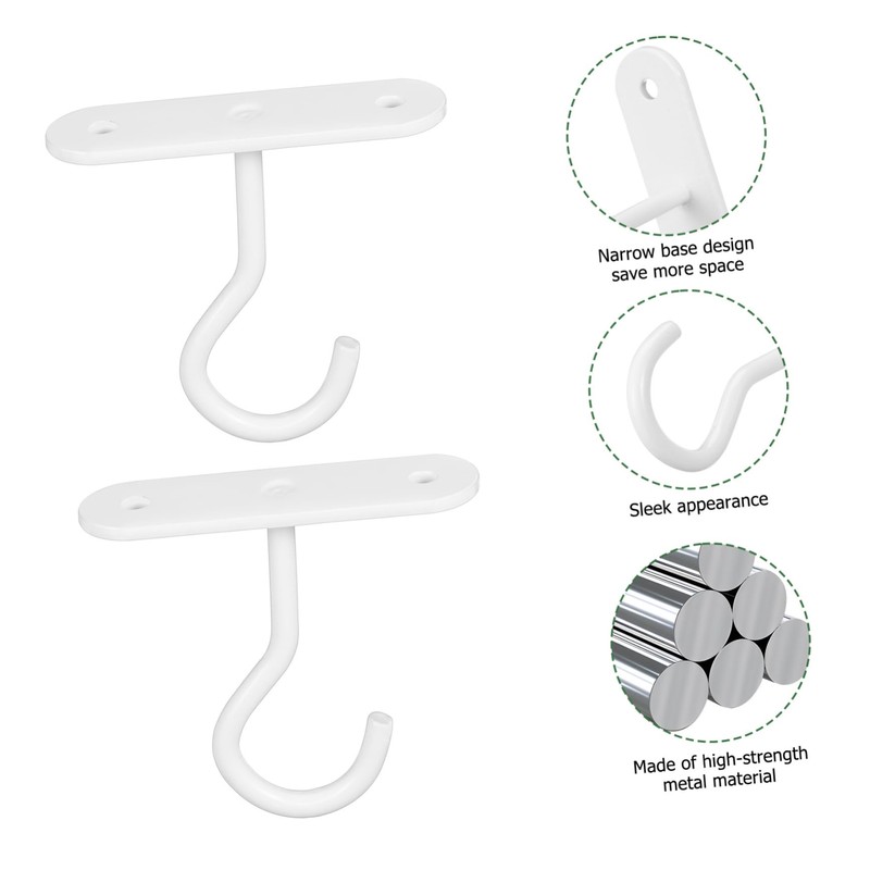 FUNOMOCYA 2 Pcs Heavy Duty Plant Hangers Ceiling Hooks for