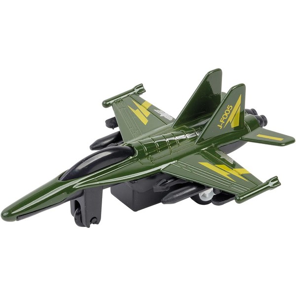 WONDERKIDS Metal Aeroplane Retro Friction - Model Selected Randomly