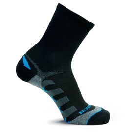 Nordhorn Men's and women's hiking socks, trekking socks with terry sole, black