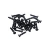 Antrader Mini Cabinet Hardware Handle Pulls, Black, Approx. 2" (50mm)