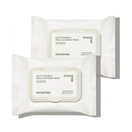 innisfree 이니스프리 올리브 비타민 E 리얼 클렌징 티슈 30매, 2개