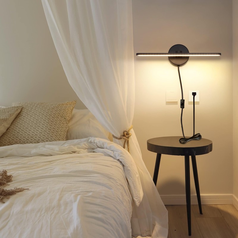 MantoLite LED Vanity Lighting Fixtures, 16inch Wall Mounted Plug in