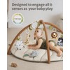 Blissful Diary Baby Play Gym & Activity Mat, Leaf Shaped