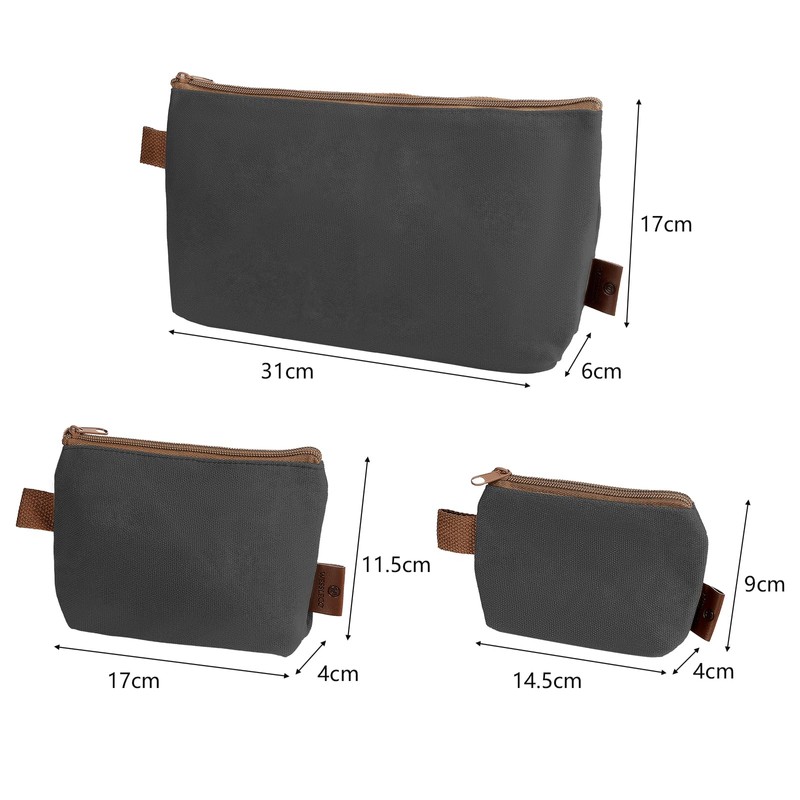 Tool Bag, 3 Size Canvas Zipper Bag, Tool Bag Organiser,