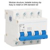 4P Miniature Circuit Breaker DIN Rail Mount Low Voltage Air