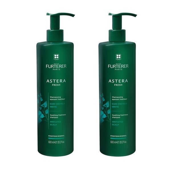 Rene Furterer Astera Fresh Soothing Shampoo 600ml x 2 /