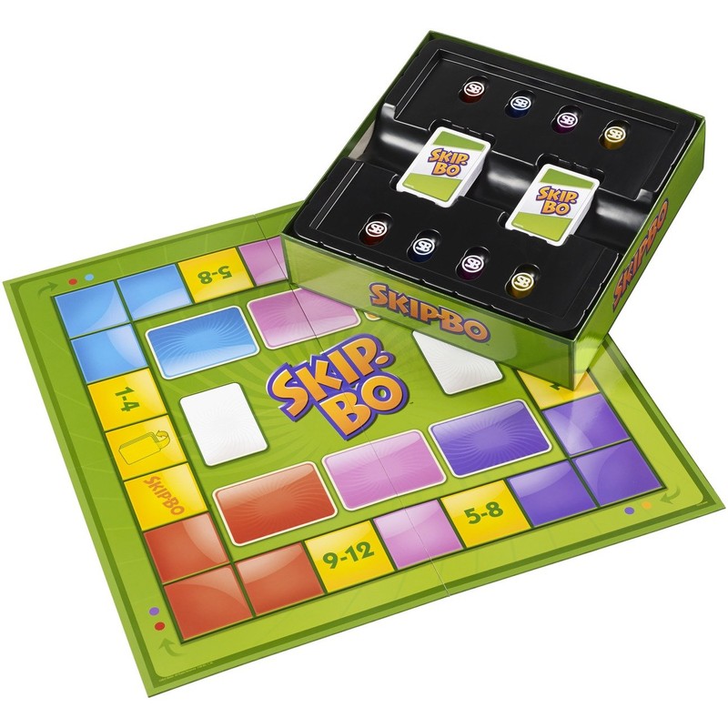 Mattel Y2319 - Skip-BO Brettspiel