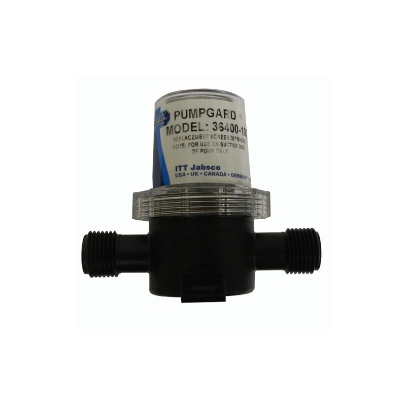 Jabsco Pumpgard in-Line Pump Guard Strainer with 1/2-Inch Threads