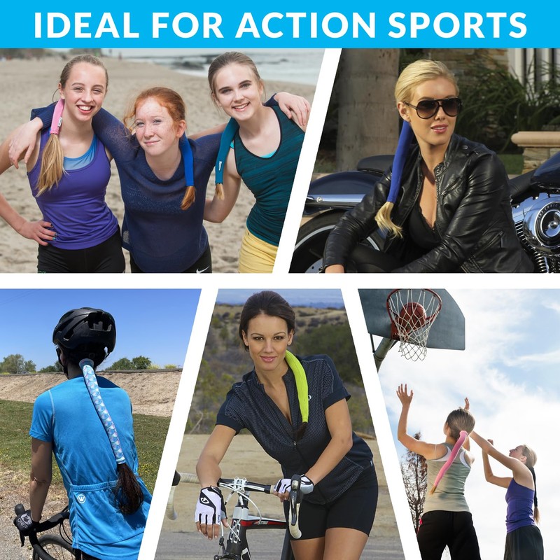 Wrapter Pony Tail Hair Wrap (Zigzag Print)