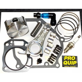 RacersProQuip Predator 224cc ARC Billet Rod Piston Combo Std70mm Bore w/all needed Parts++ USA
