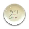 Round Hello Sunshine Ceramic Trinket Tray Dish Decorative Gift for