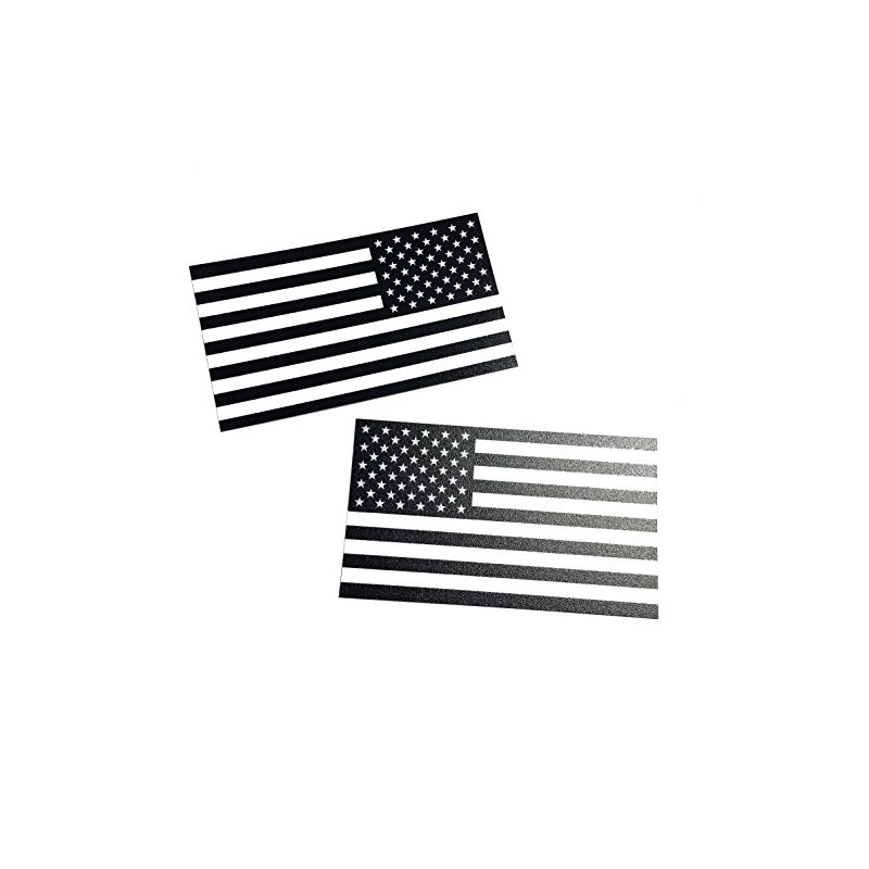 Reversed and Forward Set - Thick Transparent Forward American Flag
