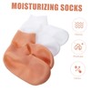 NOLITOY Moisturizing Socks for Dry Cracked Feet Exfoliating Foot Gloves