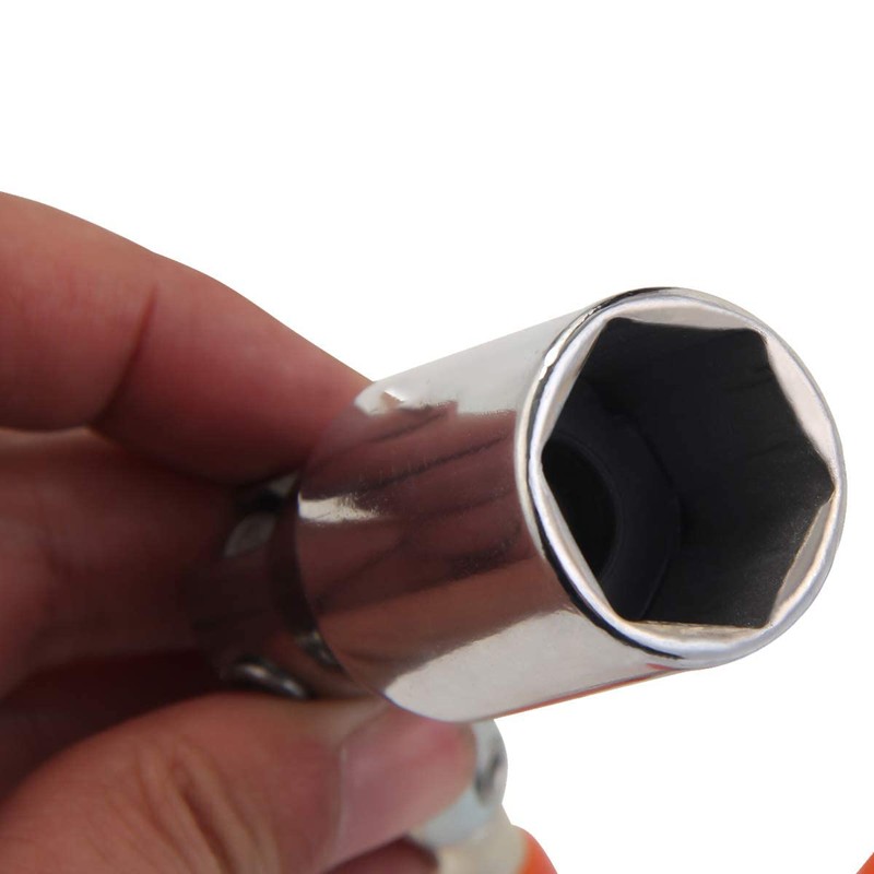 Spark Plug Socket Wrench Set, 3/8 Inch T-Handle T-Bar Spark