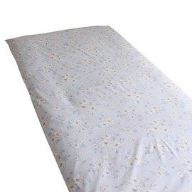 Mary Night CT13113-76 Anemone Futon Cover, Blue, Single Long, Approx. 41.3 x 84.6 inches (105 x 215 cm), 100% Cotton, Moisture Wicking, Breathable, Comfortable Texture, Washable for All Seasons