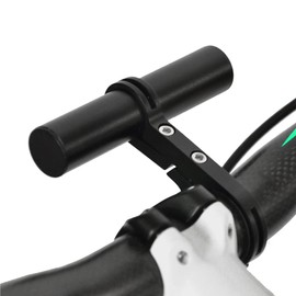 Mesee Bicycle Handlebar Extender, Handlebar Extension Bicycle, Aluminium Alloy Bicycle Accessories Holder for Holding Bicycle Lights, Speedometer or Holder for Phone Mounts - Black
