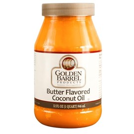 Golden Barrel Butter Flavored Coconut Oil (32 oz.)