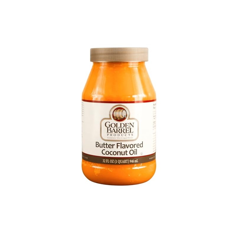Golden Barrel Butter Flavored Coconut Oil (32 oz.)
