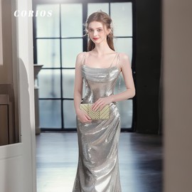 CORIOS Women Pearl Evening Bag Beaded Clutch Rhinestone Handbag Bridal Wedding Purse Elegant Retro Crossbody Shoulder Bag with Detachable Chain for Banquet Cocktail Prom Party Gold