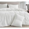 Chezmoi Collection Breeze 3-Piece Cotton Gauze King Duvet Cover Set,