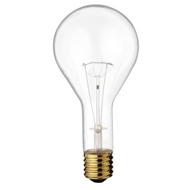 Satco S4961 130V 300 Watt PS35 Mogul Base Light Bulb, Clear