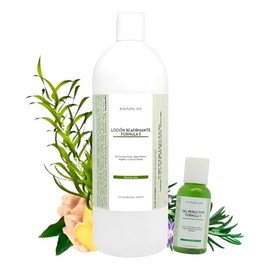 B Natural SPA Loción Reafirmante Fórmula 1, con Algas Marinas, Jengibre y Romero, 1 Litro