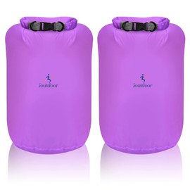 Waterproof Bag - 2 Pieces 10L/20L/40L/70L Dry Bag Set, Lightweight Outdoor Dry Sack Water Sports Bags, Safety Closure, for Kayaking Boat Trips Canoe / Fishing / Rafting/Swimming, purple, water sports