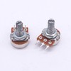 Taiss / 10pcs B100K Ohm Linear Potentiometer 3 Clamps Rotary