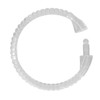 Transparent Shower Curtain Rings, Smooth Gliding O Shape Hooks for