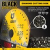 GRAFF Black 5 Inch Diamond Cutting Wheel for Metal -