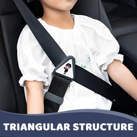 ZKGYUS Kinder Autositz Gurtversteller, Baby Autositz Sicherheitsgurt Verschluss Gurtversteller, Anti-Strangulation Auto Sicherheitsgurt Halter, Universal Sicherheitsgurt Einsteller