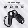 Controller Grips Compatible with Meta Quest 3S/Quest 3, Upgraded All-Silicone