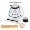 Ultrathin Food Grade Silicone Travel Foldable Electric Kettle Variable Temperature