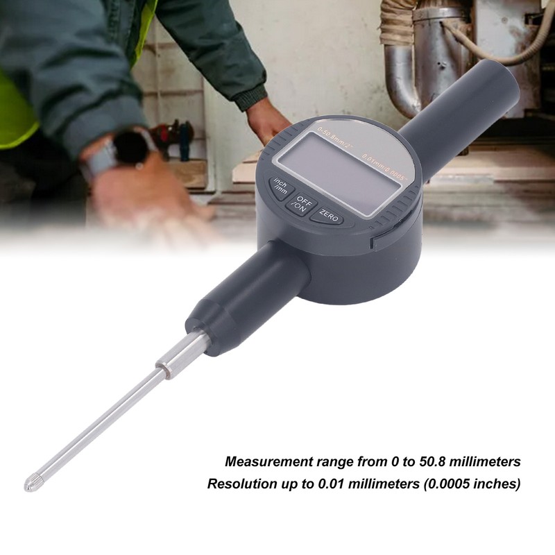 0 to 50.8mm Digital Dial Indicator High Accuracy 0.0005in 0.01mm