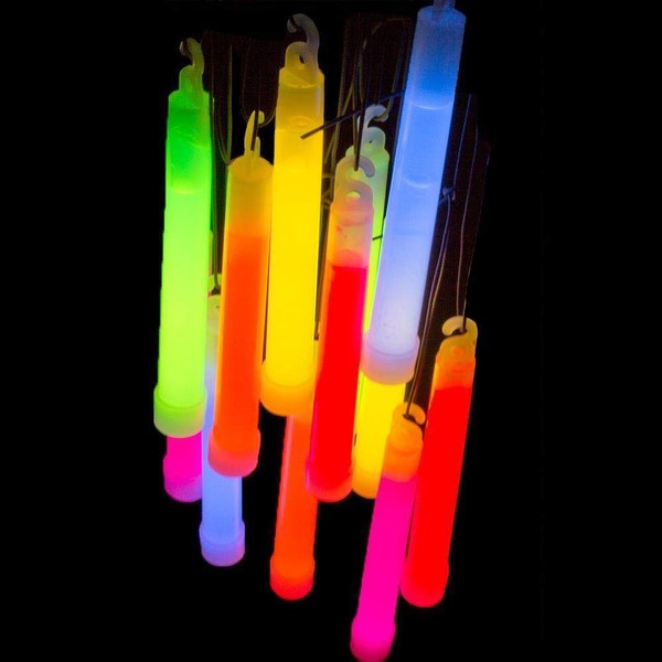 Pack of 25 Power Glow Sticks (15 cm) with Special