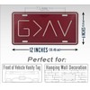 God is Greater Than The Highs and Lows License Plate,