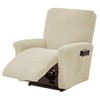 MIFXIN Recliner Cover Stretch Reclining Chair Sofa Slipcover 4 Piece