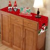 Muñeco Nieve Navidad Camino De Mesa Decoración Mesa Navideña