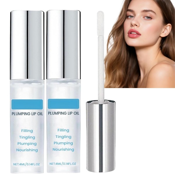 2PCS Spicule Plumping Lip Shot,Lip Plumper Extreme,Lip Plumping L/i/p Gloss