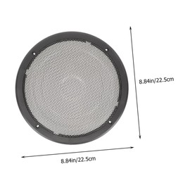 OSALADI 2pcs Speaker Grille Mesh Cover for Car Subwoofer Metal Mesh Protector Easy Installation Performance Optimized Sound Quality Elegant Design for Car Interior