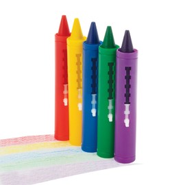 Nuby Bath Crayons - Washable & Vibrant Colors for Fun, Skill-Building Bathtime Drawing